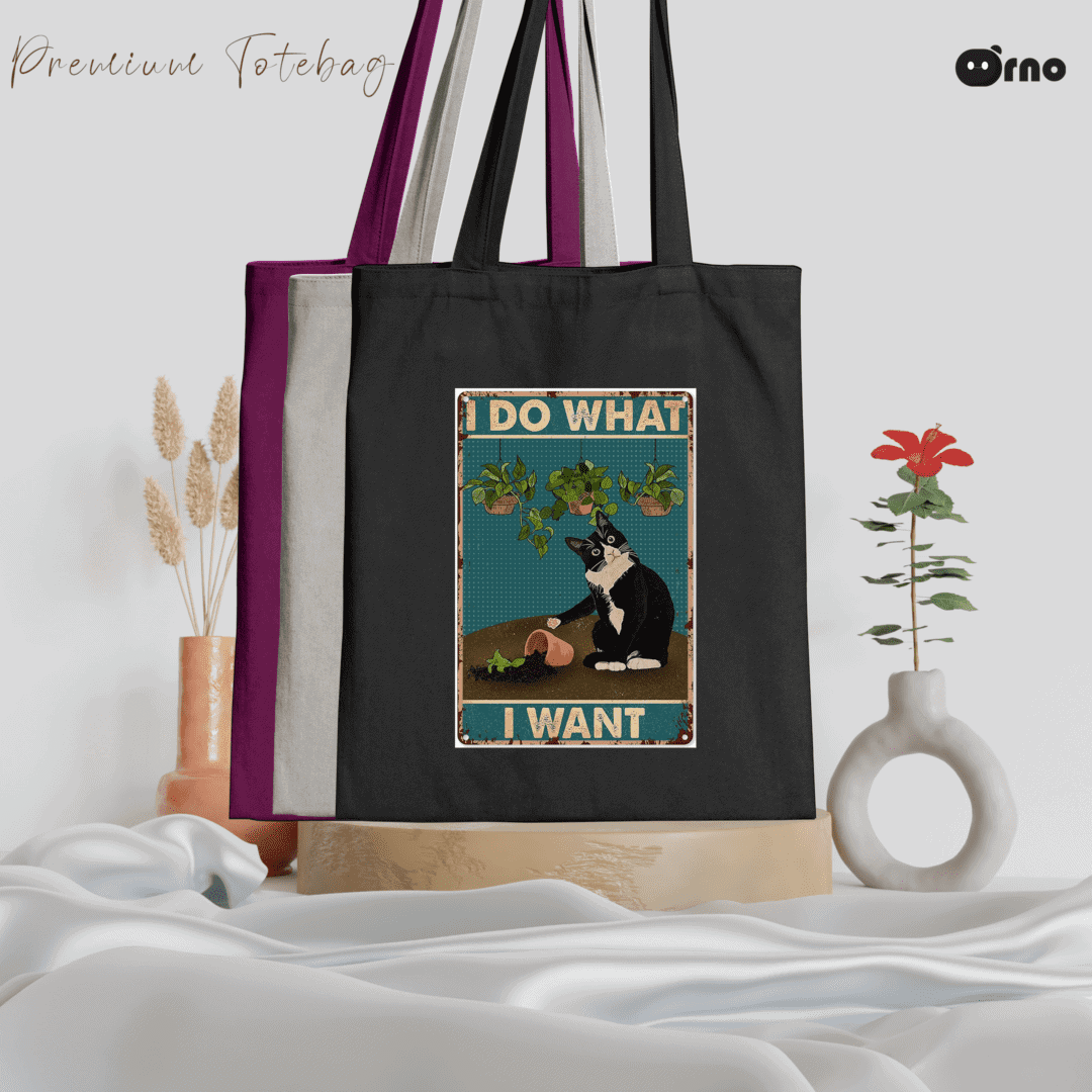 I do what I want tote bag