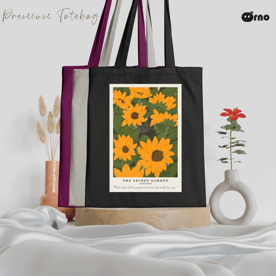 The secret of garden tote bag