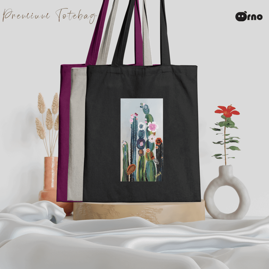 Cactus tote bag