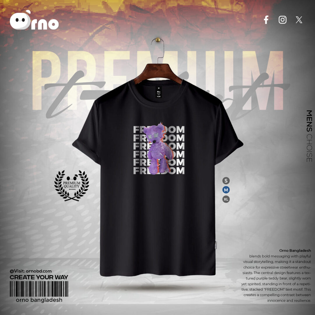 Freedom Premium Black T-shirt