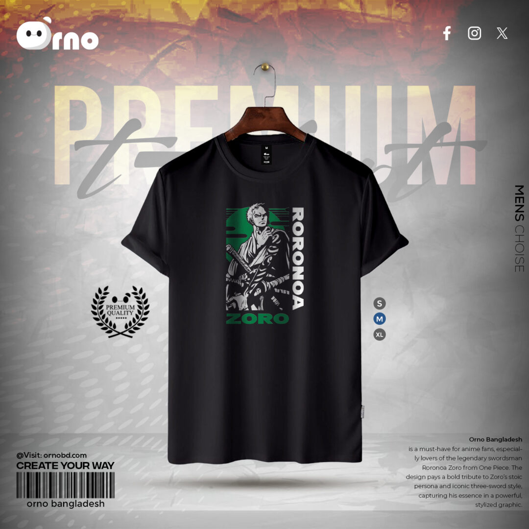 ZORO Premium Black T-shirt