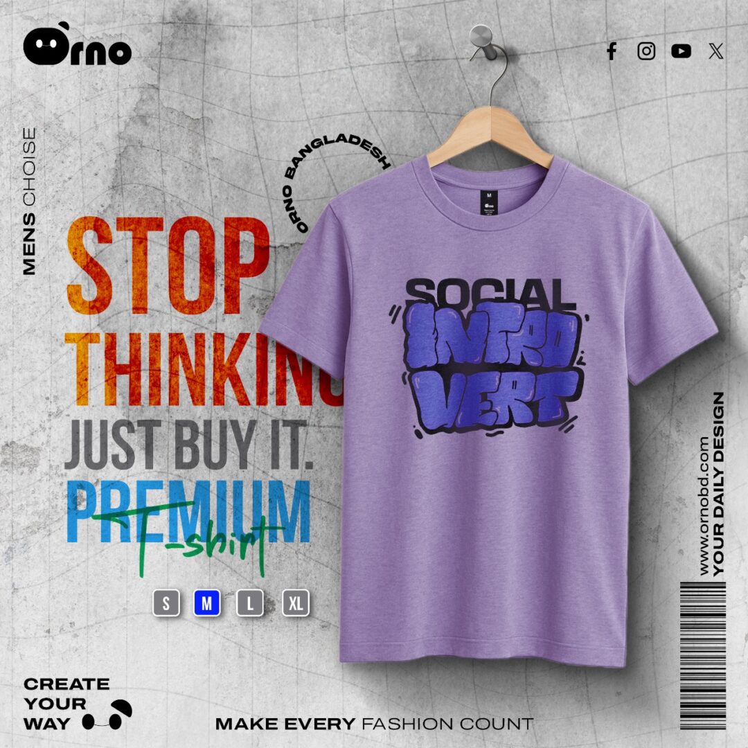 Social Lavender Premium T-shirt