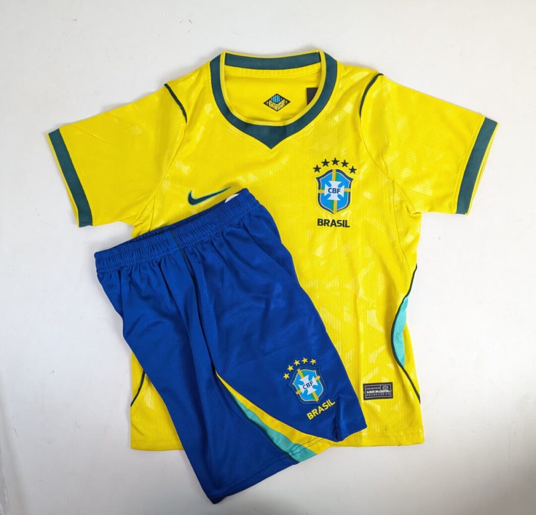 Brazil World Cup 2026 Home Kit Kids