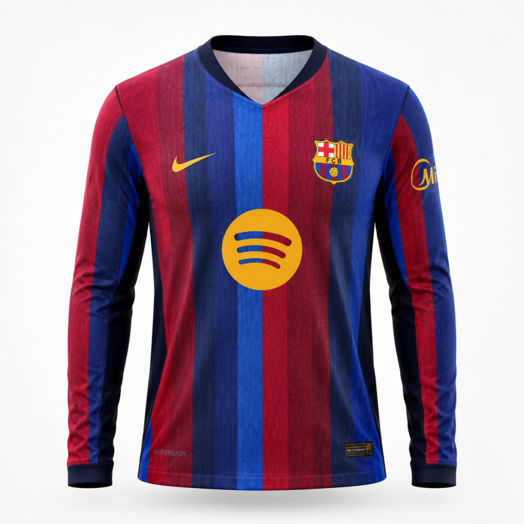 FC Barcelona 2026/27 Home Jersey Full Sleeve ( Player )